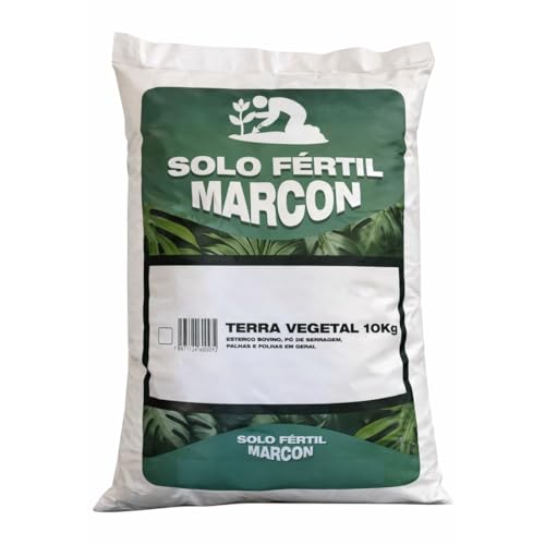 Terra Vegetal 10kg Orgânica Para Plantas Jardins Horta E Vasos