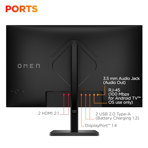 HP OMEN 31.5 inch UHD 144Hz Smart Gaming Monitor, 4K UHD Display (3840 x 2160), IPS Panel Technology, VESA DisplayHDR 400, 1ms GtG (with Overdrive), NVIDIA G-SYNC Compatible, Black, OMEN 32x (2025) by HP - Used condition - Image 7