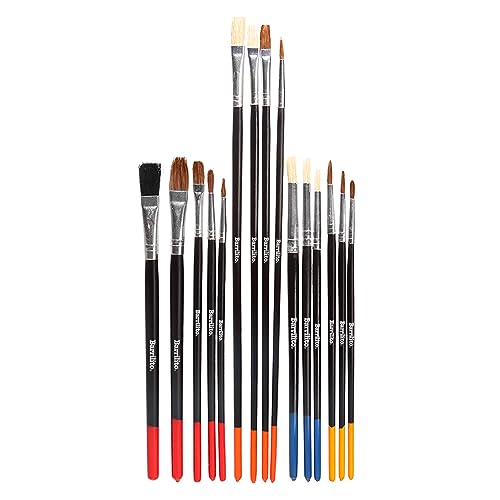 Catálogo de Sets de pinceles y brochas para comprar online. 50 BARRILITO Kit Pinceles Mix Óleo-Acuarela. 15 pzas. 8043KPM