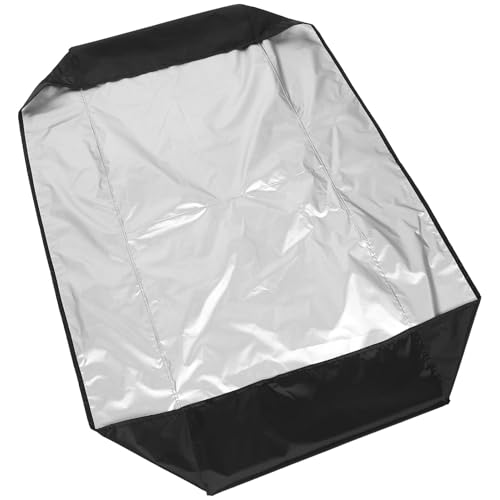 UPKOCH Funda Protectora Plegable para Trineo 420d Resistente al Agua 153x61x21 Cm Correas Antiviento para Almacenamiento y Transporte en Actividades de Invierno y Pesca en Hielo