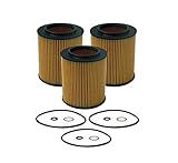 Set 3 Engine Motor Oil Filters For BMW E90 E91 E92 E93 F30 F31 F34 E60 E61 F07 F10 E70 E71 E83 E84