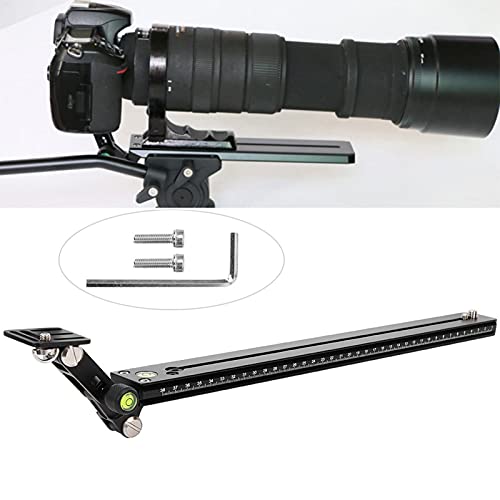 Juego de Soportes para Lentes con Zoom teleobjetivo, Soporte para cámara de Enfoque Largo con Placa de liberación rápida, Soporte para Lentes de aleación de Aluminio para cámaras (F400-38) - imagen 8