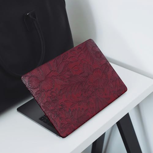 Funda MacBook Neo 2026 A3404 protector rígido borgoña de 33cm 7