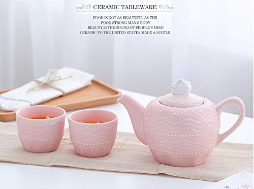 Eef Tea for One 500 ml Roze Keramiek Konijn Theepot set
