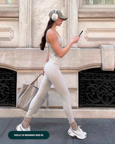 PAVOI ACTIVE Yoga Tank Top with Built in Bra for Women - Medium Support Shelf Bra Soft Workout Camisole Tops - FlexFlow3