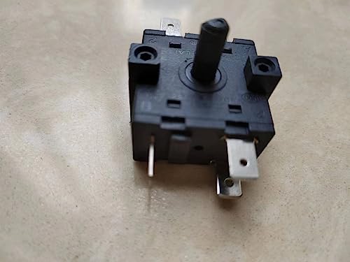 Oven Heater Rotary Switch For FZ31-9 16A T125/55 6-Pin 5-Positions