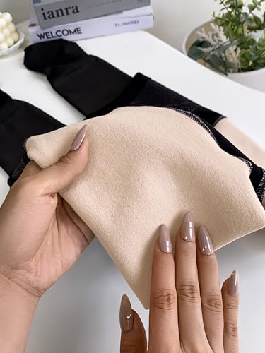 CHICME Womens High Waist Butt Lifting Tights 2025 Transparent Thermal Pantyhose Leggings Fleece Lined Pants3