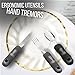 Eating Utensils for Disabled People | adapted Utensils| Universal Cuff Adaptive Utensil Holder |Set of 6 pcs 3 Cutlery & 3 Universal Cuff