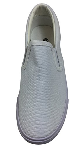 Kid's Classic Slip On Canvas Sneaker Tennis Shoes - Image 4