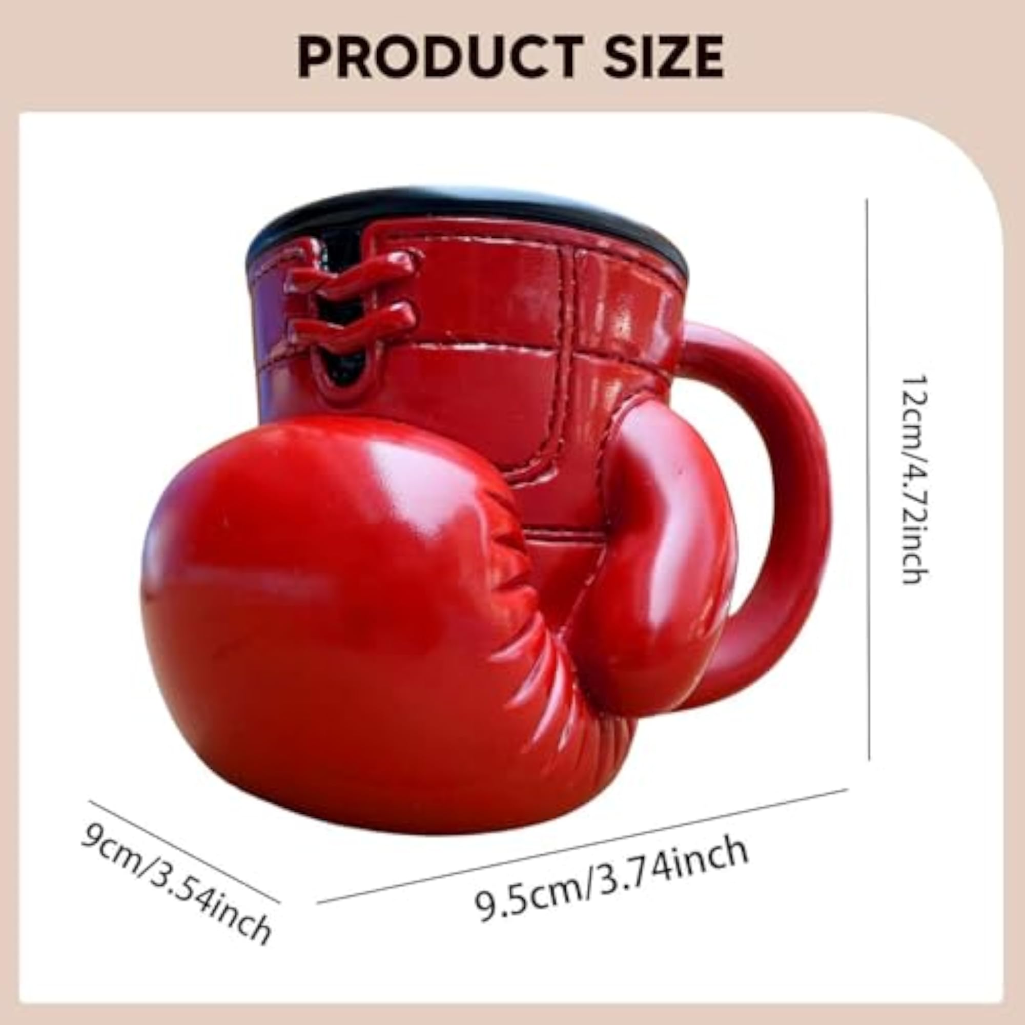 Boxing Glove Mug for Hot and Cold Drinks, Daily Use
