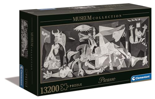 Clementoni – Puzzle 13200 Pièces Guernica – 14 Ans et + – Jeu de société géant, œuvre Artistique célèbre – Idée Cadeau