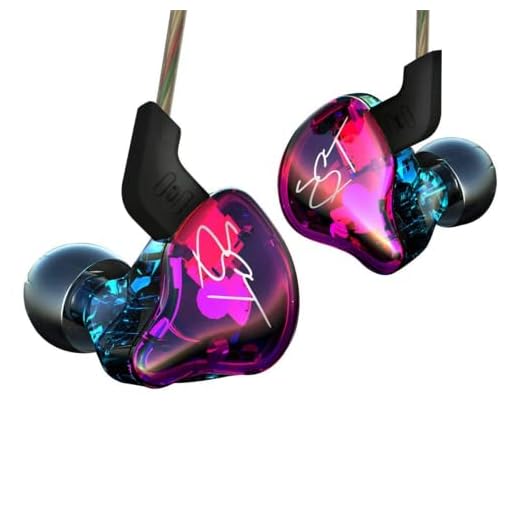 Easy KZ ZST Colorful Hybrid Banlance Armature with Dynamic in-Ear Earphone 1BA+1DD HiFi Headset (Colorful ZST Nomic)