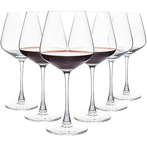 YARYOUNG Red Wine Glasses Set of 6, 20 oz Large Burgundy Wine Glasses, Long Stem Wine Glasses for Wine Tasting, Perfect Ideal for Dinner Party, Wedding, Birthday Cover