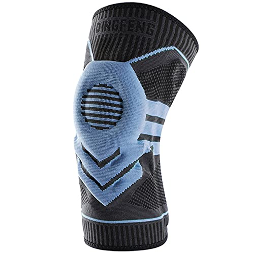 FOND Knee Compression Sleeve, Ultra-Knee Elite Knee Compression Sleeve, Male and Female Compression Sleeve Support with Elastic Patella Stabilizer Silicone Spring Support, Used to Relieve Pain Fitness Hiking Basketball weightlifting Gym Exercise Spor FOND Knee Compression Sleeve, Ultra-Knee Elite Knee Compression Sleeve, Male and Female Compression Sleeve Support with Elastic Patella Stabilizer Silicone Spring Support, Used to Relieve Pain Fitness Hiking Basketball weightlifting Gym Exercise Spor