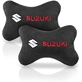 2個車用ヘッドレスト枕 適用 スズキ ジムニー JB74 2019 2020 2021 2022 通気性に優れ、首の疲れを和らげる快適な頸椎枕 ベージュ [並行輸入品]