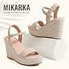 mikarka Women's Espadrille Wedge Sandals: Ankle St... #1