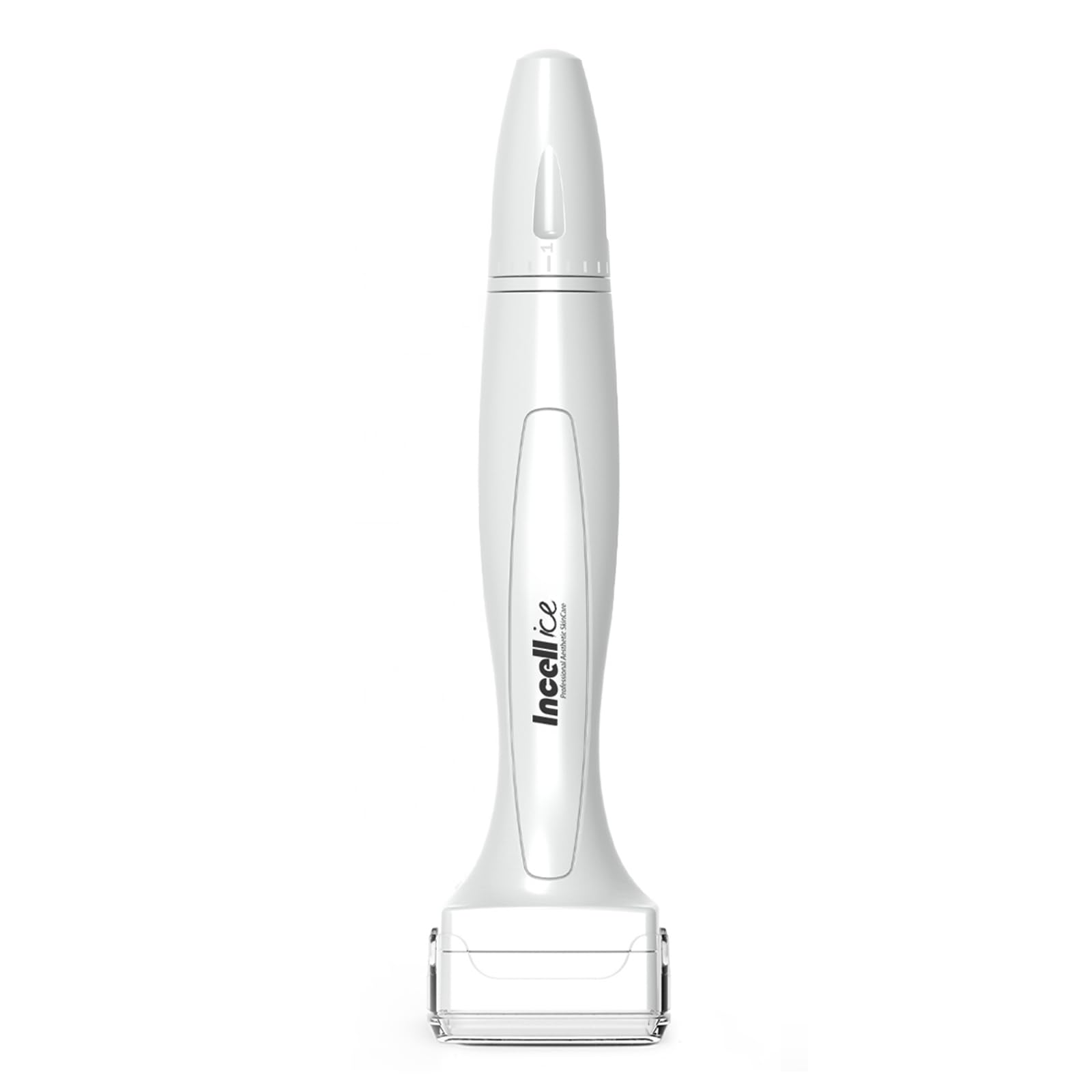 Derma Stamp, INCELLICE 140 Microneedle Stamp in Titanio per il Viso, Rullo per Microneedling per Uso Domestico