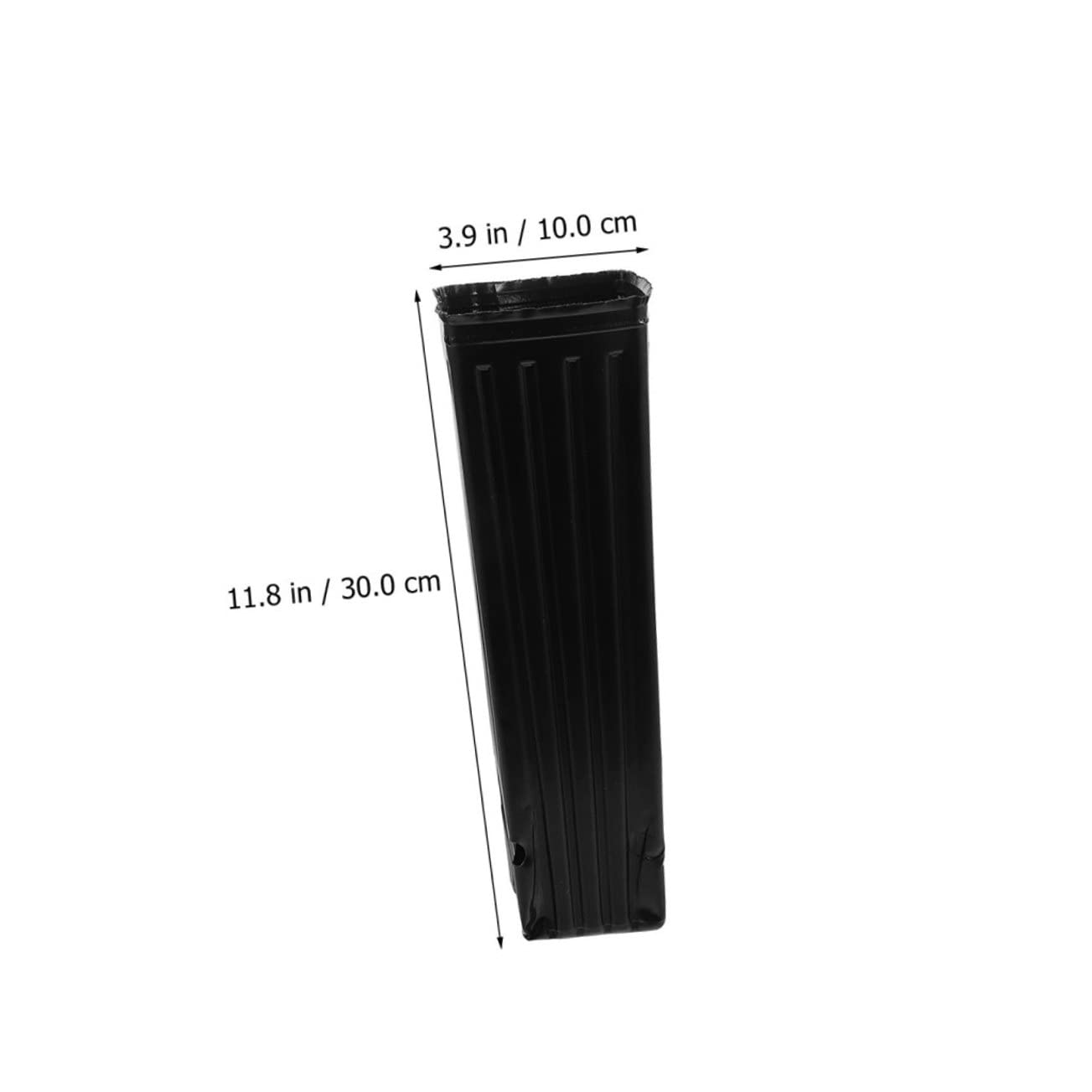 BESPORTBLE 60 Pots de Culture Noirs en Plastique PP pour Semis, Protection des Racines, Perméabilité à l'eau, pour Fruits et Jeunes Plants en Jardinage