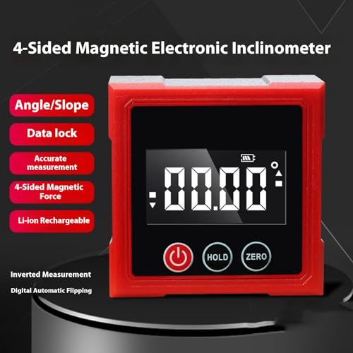 Medidor Digital de Ángulos Portátil con Apagado Automático miniatura 3