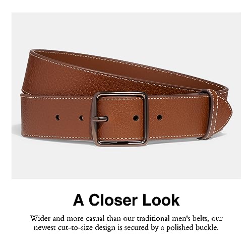 Coach Men's Harness Buckle Belt in Vegetable-Tanned Leather, 38mm4