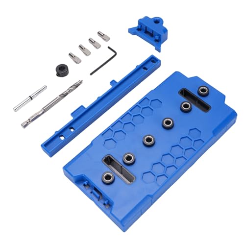 Woodworking Shelf Pin Hole Drilling Jig with Clamps ABS Shelf Pin Jig Tool for Stable Shelves