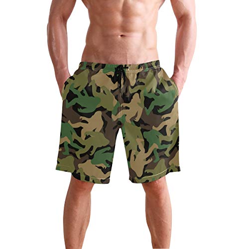 Allgobee ALLGOBEE_STK Men'S Beach Shorts Bigfoot Camouflage Swim Trunks thumb #2