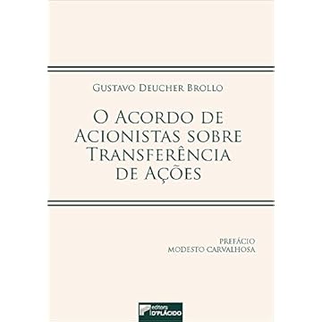 Capa do livro O Acordo de Acionistas Sobre Transferência de Ações