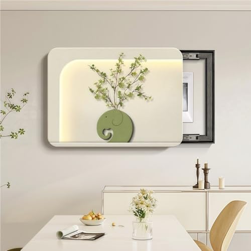 Fghqwert Creative Electrical Panel Cover Decorative, Modern Fuse Box Covers, Breaker Box Cover Decorative Painting for Living Room(27.6x19.7)