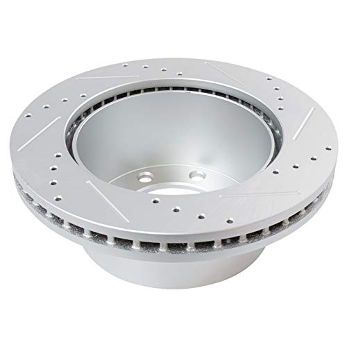 Image of TRQ Rear Performance Brake Pad & Rotor Kit, with Chemical Kit Ceramic Premium G-Coated Compatible with 2008-2012 Ford F-250 Super Duty F-350 Super Duty