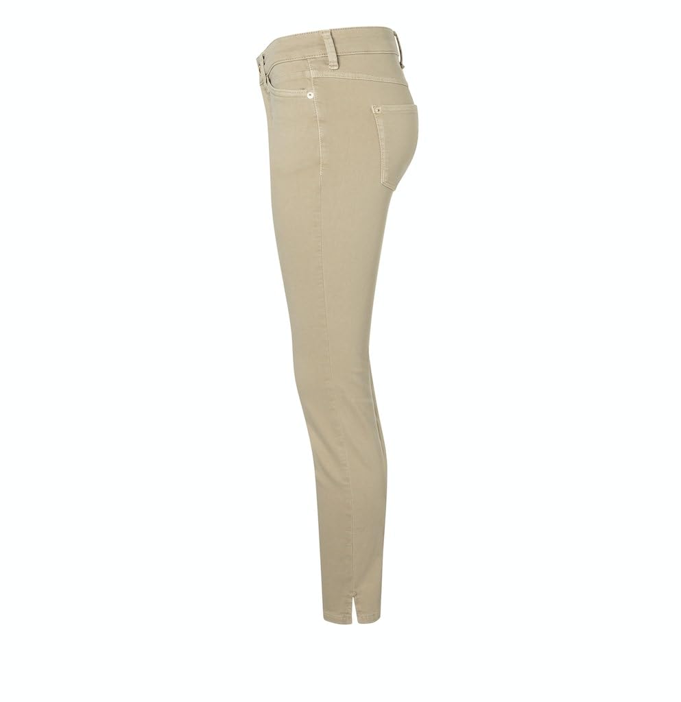 Mac - Damen 5-Pocket Jeans, Dream Summer (5492-90-0351L) | Hochelastischer Light-Denim. Straight Fit. Schmales, gerades Bein. Verkürzte Länge. Schlitz-Detail am Saum. Normale Leibhöhe.