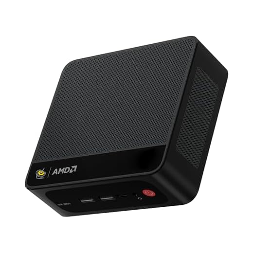 Beelink Mini PC SER5 Mini Ordinateur de Bureau avec AMD Ryzen 5 5500U (6C/12T, jusqu'à 4.0GHz), 32Go (16Go x 2) DDR4, SSD M.2 NVMe 500Go, Bluetooth 5.4/WiFi 6/LAN 2500Mbps/HDMI/DP/Type-C
