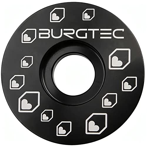 Burgtec Top Cap Zwart, Zwart