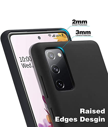 Image of Mobile Back Cover Case for Samsung Galaxy S20 FE (5G),Sm-G781B (Silicone Case|CameraProtection|Black SC1510)