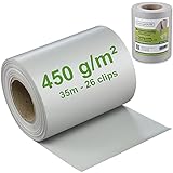 ✂ EINFACHE MONTAGE - Für die Anbringung der Sichtschutzstreifen an Deinem Doppelstabmattenzaun brauchst Du nur eine Schere, um die Streifen entsprechend der Länge des Zauns zuzuschneiden. Streifenanfang und -ende werden mit den 26 mitgelieferten, gleichfarbigen Klemmstreifen befestigt.