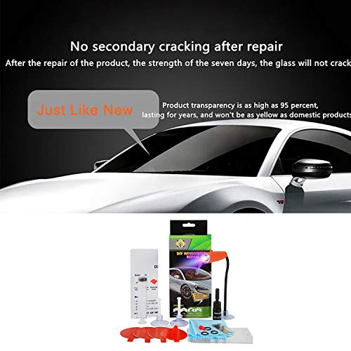 image for Cobiz DIY Windshield Repair Kit, 2021 Newest with UV Curing Light, Fas