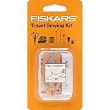 Fiskars Sewing Kit - 27-Piece Travel Sewing Set with Case - Craft Supplies - Orange
