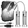 Rechargeable Ultra-Bright Barbecue Grill Light with Super Bright LED Lights,360° Flexible Gooseneck Adjustable Pit Boss Smoker BBQ Accessories, Grilling Gifts for Men Dad- 2 Pack