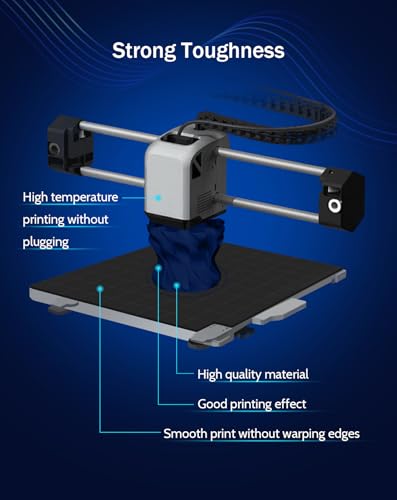 Image of DURAMIC 3D PETG Filament 1.75mm Army Blue, 3D Printing Filament 1kg Spool(2.2lbs), Army Blue Filament 1.75mm Dimensional Accuracy + /- 0.05 mm Non-Tangling Non-Clogging Non-Stringing