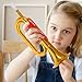 VOSAREA Plastic Bugle Toy Toddlers Instrument Kids Trumpet Bugle Horn Toy Children Early Education Musical Tool Stage Performance Prop