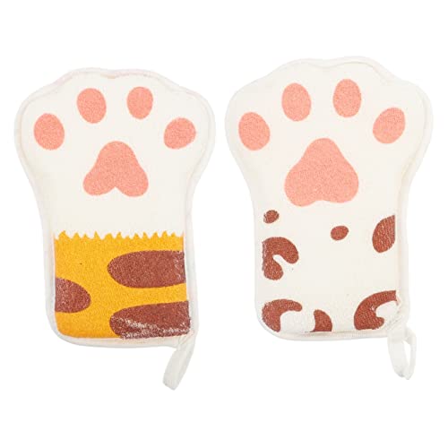 Serviettes de bain en coton pour douche enfant avec gant éponge et brosse exfoliante