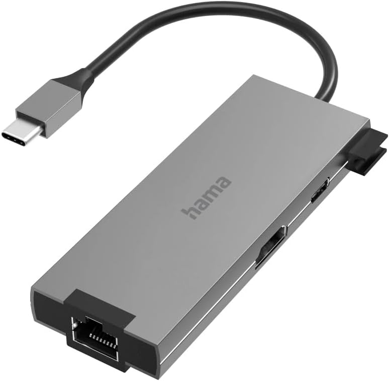 Hama USB-C Multiport, 5 Ports, HDMI+LAN