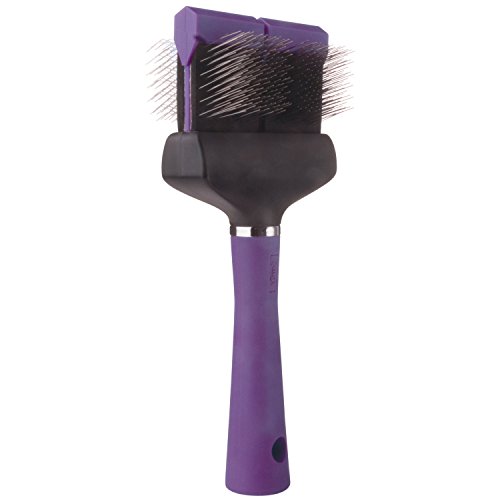 canada pooch storm slicker - Master Grooming Tools Double-Sided Soft Flexible Slicker Brushes — Versatile Brushes for Grooming Dogs - Purple, 8