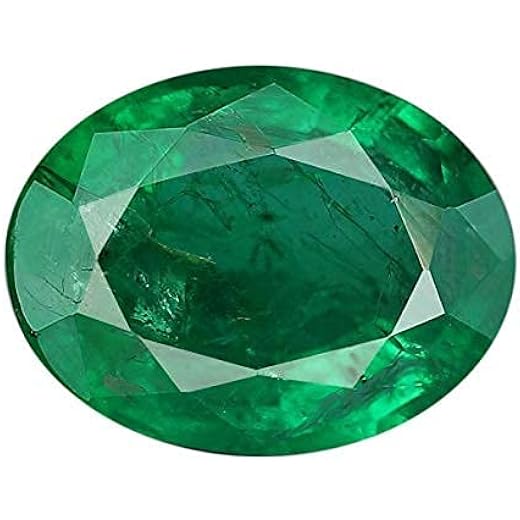 Emerald Gemstone Oval Cut 11.25 Ratti