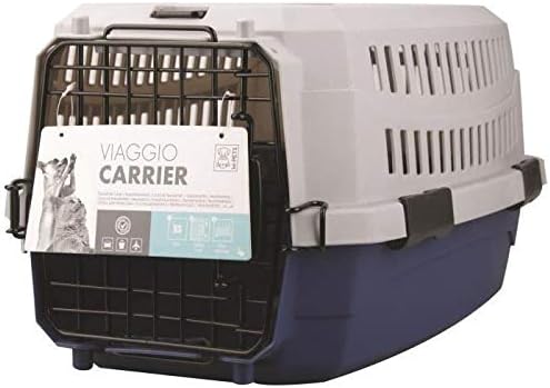 mpets Viaggio Dog Crate Blue/Grey Size XS