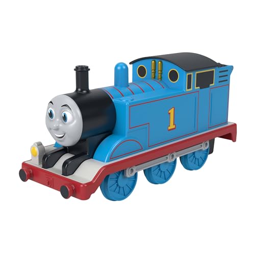 Fisher-Price Thomas & Friends Giant Whistling Thomas Locomotora a Gran Escala, presiona la cúpula del Vapor para Escuchar el silbido del Tren, Compartimento de Almacenamiento, JRW12