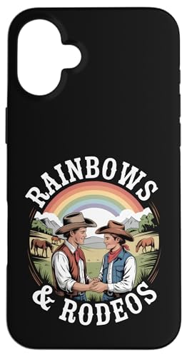 Rainbows And Rodeos LGBTQ EFX^QCvCh JE{[CY Be[W X}zP[X iPhone 16 Plus p