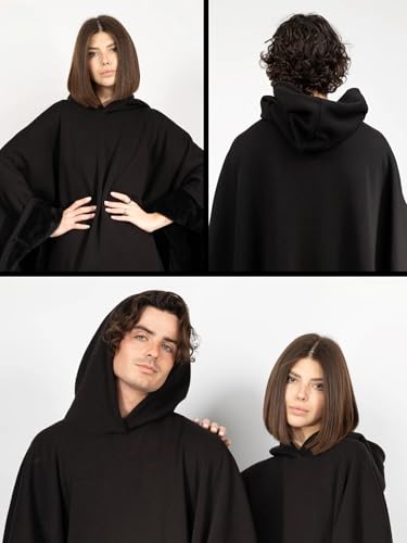Image of FREE THE SHEEP Eden Hoodie - Oversized Weighted Hoodie Cloak with Ultra-Soft Faux Fur Liner