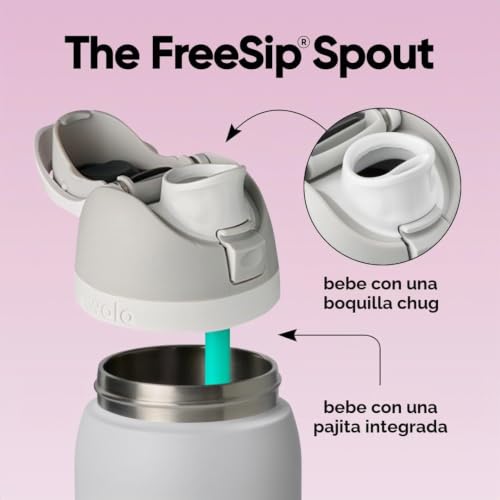 Owala FreeSip - Stainless Steel - 32-oz. - Grey/Purple ...