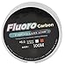 Fluorocarbon Fishing Line 100m, High Strength Fishing Leader, Invisible Fishing Line for Lure, Abrasion Resistant Carbon Fiber Line, Soft Fluorocarbon(White)(6.00.40mm30.36LB)