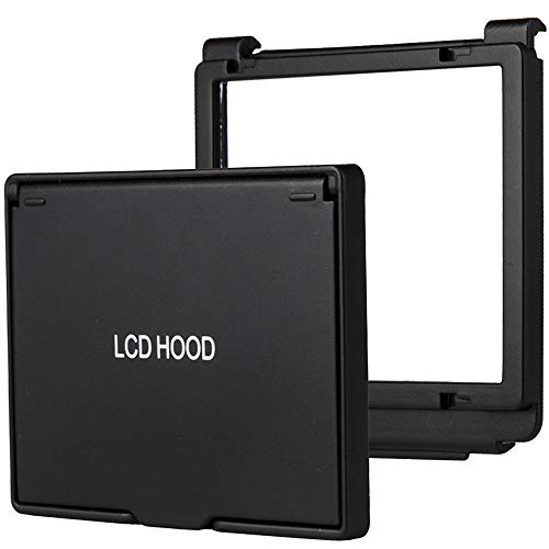 Protector de pantalla para Nikon D7500 y parasol LCD para cámara 2